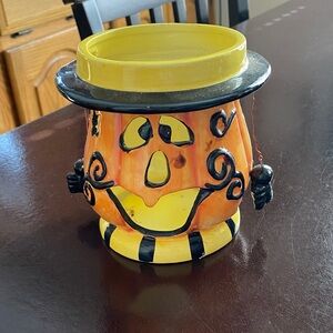 Halloween Pumpkin Candle Holder